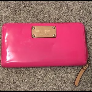 🎉SALE TODAY🎉Kate Spade BrightPink Leather Wallet
